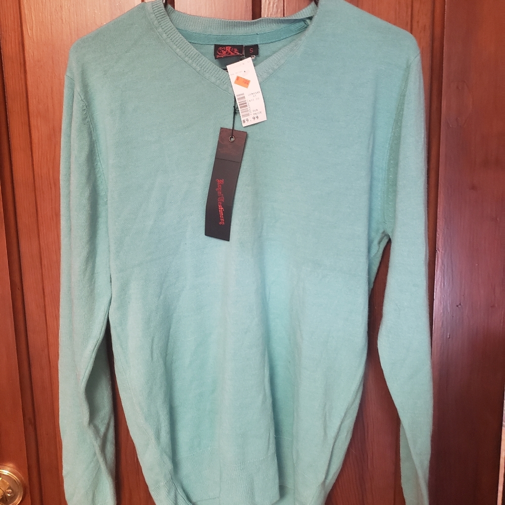 Teal sweater